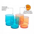 TUPPERWARE DELUXE TUMBLER SMALL 290ML (SET OF 4)